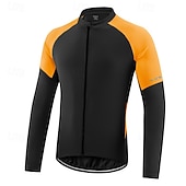 abordables Chaquetas y chalecos para hombre-Hombre Chaqueta de Ciclismo Chaqueta para lluvia Empacable Impermeable Resistente al Viento Protección UV Bicicleta Chaqueta Paravientos MTB Bicicleta Montaña Ciclismo Carretera Ciclismo urbano Negro