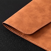 cheap Card Holders &amp; Cases-2 Pack Slim Laptop Sleeve, Professional PU Leather Envelope Cover for 13-13.3 Inch MacBook Air, iPad Pro, Waterproof Scratch-Resistant Notebook Case, Elegant Computer Portfolio Bag