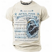  Bărbați Amuzant Tricou Manșon scurt Tricou Tipărire 3D Stil Nautic Cămașă Modă Designer Simplu Casual Zilnic Petrecere Albastru Intens Vară Primăvară Îmbrăcăminte S M L XL XXL XXXL