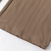 abordables pantalones casuales-Hombre Pantalones Pantalones casuales Pantalones anchos Jacquard Correa Bolsillo Plano Comodidad Suave Casual Diario Exterior Vacaciones Moda Negro Morado Rígido