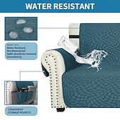 Недорогие Чехол для дивана-Водонепроницаемый чехол для дивана, нескользящий, эластичный жаккардовый, подходит для домашних животных, защищает от пятен, подходит для собак и кошек.