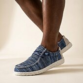 Χαμηλού Κόστους Καθημερινά Δετά παπούτσια-Ανδρικά αναπνεύσιμα πλεκτά casual παπούτσια με κορδόνια, ελαφριά και άνετα αθλητικά παπούτσια για περπάτημα, μοντέρνα μοκασίνια για άνδρες, καθημερινή χρήση, ταξίδια, μετακινήσεις και casual εξόδους το Σαββατοκύριακο