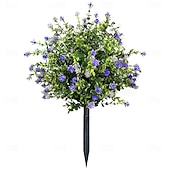  أشجار اصطناعية مزروعة في أصص مع أوتاد أرضية، وشجيرات كاميليا مقاومة للأشعة فوق البنفسجية، للاستخدام الداخلي &ديكورات خارجية في الصيف والخريف، ديكورات حفلات الزفاف في الحدائق المنزلية، ديكورات نباتات