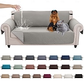 cheap Sofa Cover-100% Waterproof Couch Covers Sofa Covers for Dogs Couch Protector Triple Non-Slip Sofa Slipcover for 3 Cushion Couch Furniture Protector for Pets, Kids,Dog