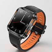 economico Smartwatch-Smartwatch robusto da uomo con torcia, smartwatch militare per attività all'aperto con chiamate Bluetooth, 2 cinturini, monitoraggio del sonno, oltre 100 modalità sportive, orologio fitness