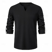  Mittelalterlich Renaissance Hemd langarm Pirat Wikinger Kostüm Herren Vikinger Seeräuber Halloween Karneval Leistung LARP Renaissance-Messe Erwachsene Hemd