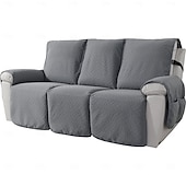 ieftine Husă pentru fotoliu reclinabil-husă de canapea impermeabilă, husă de canapea antiderapantă, durabilă, prietenoasă cu animalele de companie, anti-pete, culoare solidă, covoraș de canapea modern și minimalist, acoperire completă pentru câini și pisici, sufragerie, utilizare în tot sezonu