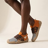 abordables Baskets Décontractées-Chaussures de randonnée pour hommes, respirantes, à lacets, avec coussinets antidérapants, idéales pour le trekking, les voyages, les aventures en plein air et le quotidien.