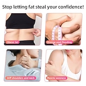 preiswerte Haushaltsgeräte-3-in-1 EMS &amp;RF-Körperformungsgerät, Rotlichttherapie-Gerät zur Hautstraffung und Cellulite-Reduzierung, tragbarer Fettverbrenner-Massager für Bauch, Taille und Beine, USB-aufladbar, schwarz &amp; Gold