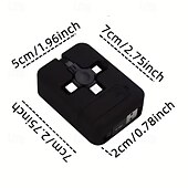 economico Cavetti per cellulari-Confezione da 2 cavi di ricarica retrattili 3 in 1 con supporto per telefono, cavo di ricarica multi USB per iPhone, tipo C, micro USB, colori macaron, cavo di ricarica da viaggio portatile