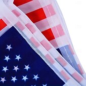 levne 250. výročí USA-40 amerických vlajek, bannery s americkou vlajkou, dekorace na 4. července, slavnostní dekorace, dekorace na párty, venkovní dekorace, dekorace na Den nezávislosti, bannery s americkými vlajkami ke