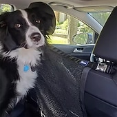 abordables Accesorios para vehículos-Red de seguridad para perros en el coche, barrera aislante, accesorios para mascotas, separador de perros para coche y SUV