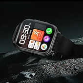 abordables Smartwatch-Smart Watch for Men Women with 2 Straps, Fitness Tracker with Sleep Monitor, DIY Watch Face 1.83" Touch Screen Smartwatch, Activity Tracker for Android iOS Phones