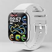 levne Chytré hodinky-Chytré hodinky pro muže a ženy, fitness tracker s vlastní tapetou, monitor tepové frekvence a spánku, SpO2 monitor, vodotěsnost IP68, krokoměr, hudba &amp;ovládání kamery, počasí, alarm pro Android,