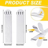 Недорогие Улучшение положения семей-72 универсальных полиамидных полоски для подвешивания картин, не требуют сверления, снимаются с обеих сторон, обеспечивают прочную клеевую фиксацию, долговечны и водонепроницаемы, идеально подходят
