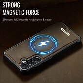 economico Cover Samsung-telefono Custodia Per Samsung Galaxy A57 A56 A16 A55 5G A35 5G A15 A14 A54 A53 A13 Custodia ad adsorbimento magnetico Magnetico TPU Pelle PU