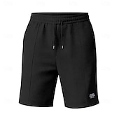 abordables Bermudas estilo casual-Hombre Pantalones cortos de gofres Pantalón corto Pantalones cortos de playa Pantalones cortos casuales Bolsillo Cintura elástica Plano Comodidad Transpirable Longitud de la rodilla Casual Exterior