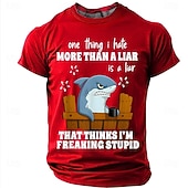  Tricou bărbătesc amuzant, sarcastic, cu guler rotund, mânecă scurtă, streetwear, casual, cadou, designer, îmbrăcăminte