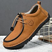economico Scarpe Casual con Lacci-Scarpe casual da uomo con lacci e punta mocassino, leggere e comode, ideali per camminare, perfette per tutti i giorni, per viaggiare, guidare e per il tempo libero del fine settimana.