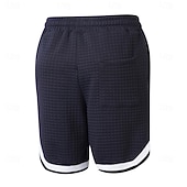 economico Pantaloncini casual-Per uomo Pantaloncini Waffle Shorts Pantaloncini Estivi Shorts da Spiaggia Pantaloncini casual Tasca Elastico in vita Blocco di colori Comodità Traspirante Lunghezza al ginocchio Casuale All'aperto