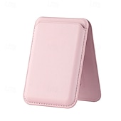 abordables Rangement et organisation-Portefeuille magnétique robuste en cuir avec étui de rangement et support intégré, porte-cartes sécurisé, pochette de rangement pour cartes bancaires et d'identité, accessoires pour porte-cartes en