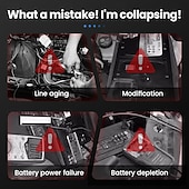 cheap Vehicle Service-2PCS Car Battery Power Cut-Off Switch Breaker, Stable Transmission High Conductivity Pure Copper Disconnect Switch, Smart Car Battery Disconnect Switch for Boat Rv Car Truck Supplies
