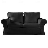 voordelige Sofadoek-Hoes voor 2-Zits Bank 100% Katoen Loveseat Hoezen Zacht en Ademend Stof voor Maximale Comfort