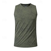 abordables Débardeurs-Homme Débardeur Gilet Sous-Vêtements T-shirt sans manches Sans manches Col ras du cou Été Printemps Uni Mode Léger Classique Séchage Rapide Salle de sport Rue Sports Bleu Blanche bleu marine T-shirt
