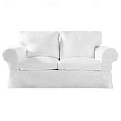 voordelige Sofadoek-Hoes voor 2-Zits Bank 100% Katoen Loveseat Hoezen Zacht en Ademend Stof voor Maximale Comfort