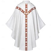 billiga Kappor och Kappor-Medeltida kostymer Renässans Kappa Präst Maskeradkläder Unisex Religiöst Halloween Karnival Renässansmässan LARP Vuxna Kappa
