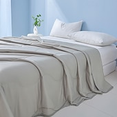 economico Biancheria da letto rinfrescante-Trapunta rinfrescante estiva, coperta leggera e traspirante, morbida coperta in seta ghiaccio per camera da letto, biancheria da letto per la casa