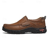 ieftine Pantofi casual slip-on-Mocasini casual maro pentru bărbați, cu vârf moale, model resort, încălțăminte confortabilă pentru călătorii și vacanțe, pentru timpul liber zilnic
