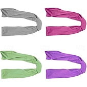 cheap Event &amp; Party Supplies-4 Packs Cooling Towel (31.5"x 12"), Ice Towel, Microfiber, Soft Breathable Chilly Towel Stay Cool for Yoga, Sport, Gym, Workout, Camping, Fitness, Running, Workout &amp; More Activities (Multicolor)