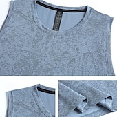 abordables Débardeurs-Homme Débardeur Gilet Sous-Vêtements T-shirt sans manches Sans manches Col ras du cou Été Printemps Uni Mode Léger Classique Séchage Rapide Salle de sport Rue Sports Bleu Blanche bleu marine T-shirt