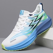 preiswerte Lässige Sneakers-Gelbe und rote Herren-Laufschuhe, leichte, atmungsaktive Sportschuhe mit Dämpfung, ideal zum Joggen, fürs Fitnessstudio, zum Spazierengehen, auf Reisen und für den Alltag.