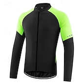 abordables Chaquetas y chalecos para hombre-Hombre Chaqueta de Ciclismo Chaqueta para lluvia Empacable Impermeable Resistente al Viento Protección UV Bicicleta Chaqueta Paravientos MTB Bicicleta Montaña Ciclismo Carretera Ciclismo urbano Negro