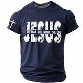  Per uomo Fede Maglietta Manica Corta maglietta Stampa 3D Girocollo Camicia Moda Designer Semplice Casuale Quotidiano Feste Rosso Estate Primavera Abbigliamento S M L XL XXL XXXL