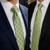 olcso Nyakkendők és csokornyakkendők-férfi nyakkendők divat üzleti klasszikus hivatalos csík kockás üzleti este buli hivatalos