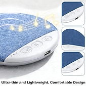 baratos Mini alto-falantes Bluetooth-Alto-falante de travesseiro com Bluetooth 5.4, alto-falante sem fio para dormir embaixo do travesseiro para ouvir discretamente, alto-falante pessoal fino para quem dorme de lado, ajuste de som