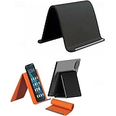 baratos Arrumação e Organização-Suporte de silicone para celular com estrutura de alumínio, flexível e dobrável, que se adapta a qualquer formato, com ajuste multiangular para celulares e tablets. &amp;dispositivos pequenos