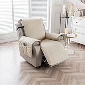 Недорогие Чехол для кресла-качалки-Водонепроницаемая небольшая клетчатая подушка для дивана, коврик для дивана с животными, нескользящий защитный чехол для дивана для собак и кошек, моющийся, прочный.