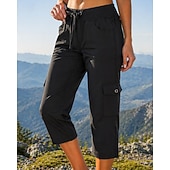 cheap Bottoms-Women's Outdoor Pants Cargo Pants Hiking Pants Trousers Summer Spring Autumn / Fall Outdoor Regular Fit Waterproof Quick Dry Breathable Pants / Trousers Drawstring Drawstring Pocket Elastic Waist
