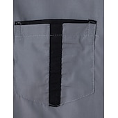 voordelige Overhemden met knopen voor heren-Voor heren Overhemd Button-down overhemd Lapwerk Casual Dagelijks Zwart Wit Rood Marineblauw Lange mouw Strijkijzer Zomer Lente Kleding Zak