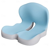 cheap Car Seat Covers-Ergonomic Memory Foam Seat Cushion - Orthopedic Chair Pad for Office Chair, Tailbone &amp; Coccyx Pain Relief Seat Pillow for Car, Gaming Chair, Wheelchair, Breathable Cover, Non-Slip