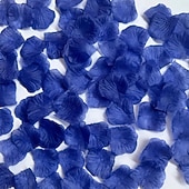 abordables Flores artificiales-999 piezas de pétalos de rosa románticos de tela no tejida para bodas, graduaciones, fiestas, cumpleaños, noches románticas especiales, pedidas de mano, rojo, blanco, rosa, morado, azul