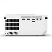 economico Proiettori-Videoproiettore intelligente con supporto nativo 1080p, decodifica 8K, sistema operativo Android 9.0, Wi-Fi dual band 5G, HDR 10+. &amp;Proiettore audio Dolby per i Mondiali di calcio del 2026, per