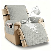 billige Reclinerdeksel-Vanntett sofatrekk for kjæledyr, lenestoltrekk til kjæledyr, sklisikkert sofatrekk, slitesterkt, vaskbart møbeltrekk for hunder og katter, alle årstider