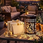 cheap Landscape Lights-Hummingbird Solar Lantern Garden Decor, Metal Hanging Outdoor Lights Waterproof, Solar Powered Decorative Lights with Shadow Projection,Gifts for Women Mom Grandma