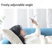 economico Supporti per telefono-Confezione da 3 supporti flessibili a collo d'oca per cellulare da letto - Supporto per cellulare con braccio lungo girevole a 360°, supporto a clip per testiera, scrivania, cucina, supporto per