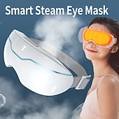 economico elettrodomestici-Maschera oculare a vapore intelligente portatile per occhi secchi, maschera oculare riscaldata con vapore caldo, massaggiatore oculare elettrico per alleviare la fatica, le occhiaie, favorire il